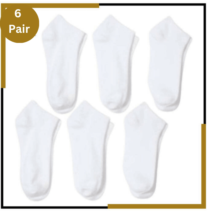 12 Pairs Ankle Socks For Men Women - ValueBox