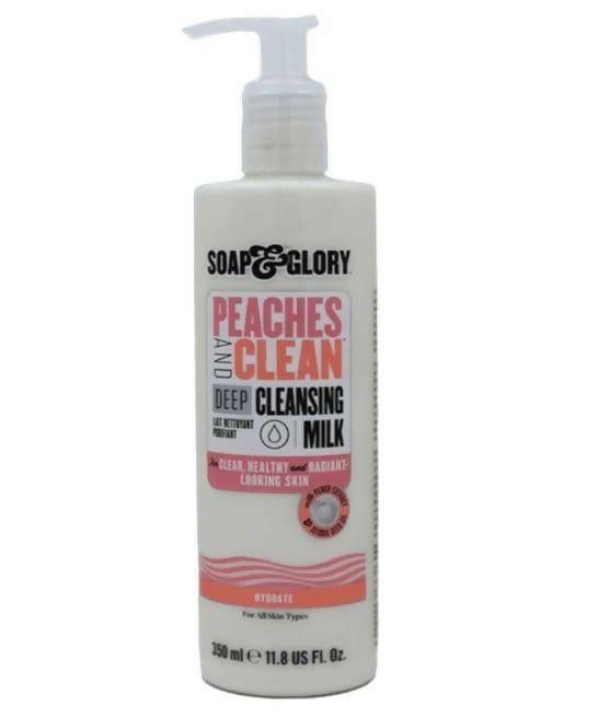 Soap & Glory Peaches & Clean Deep Cleansing Milk 350ml - ValueBox