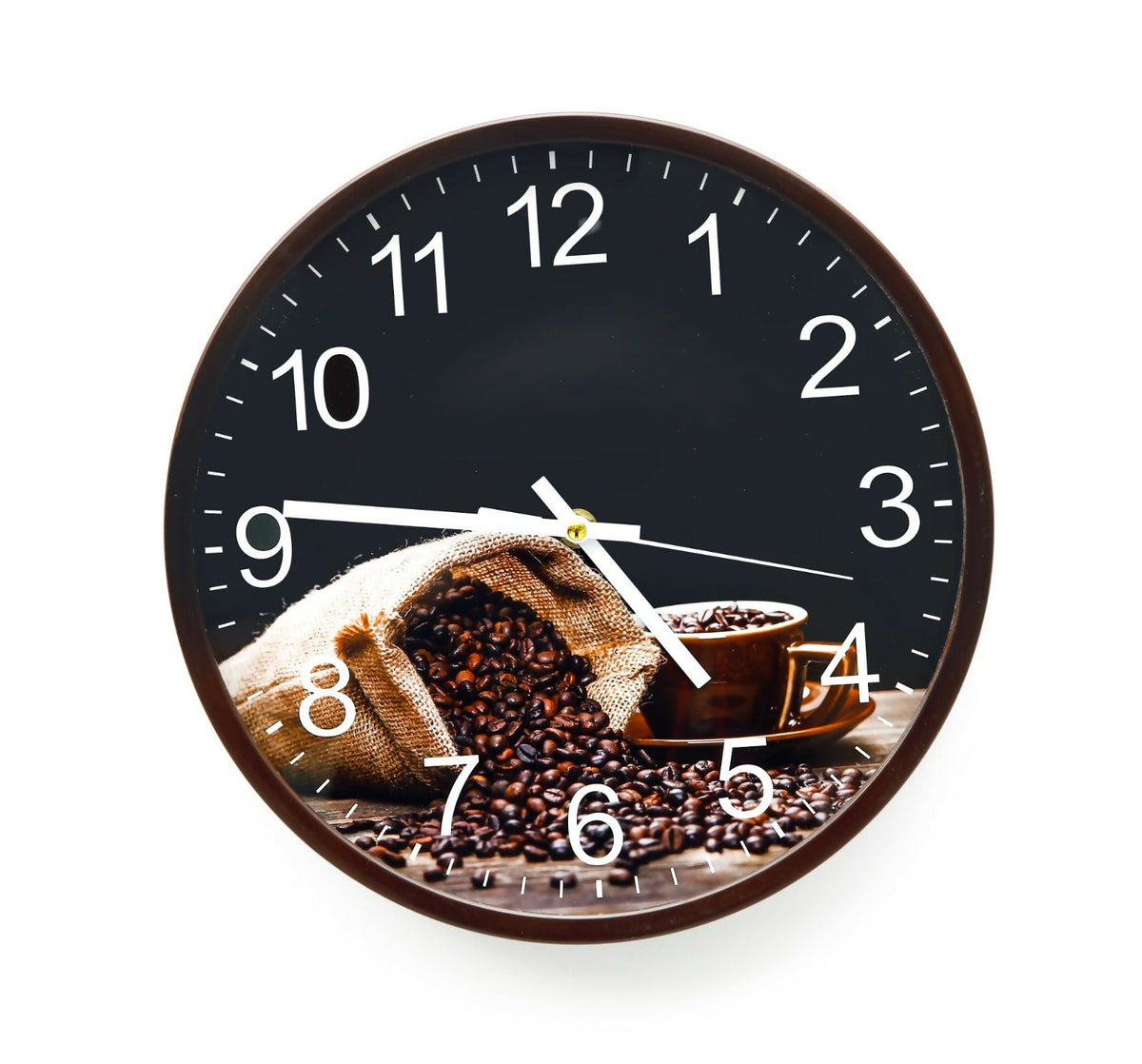 30CM Wall Clock-Coffee14543 Beans(SA2405-200)