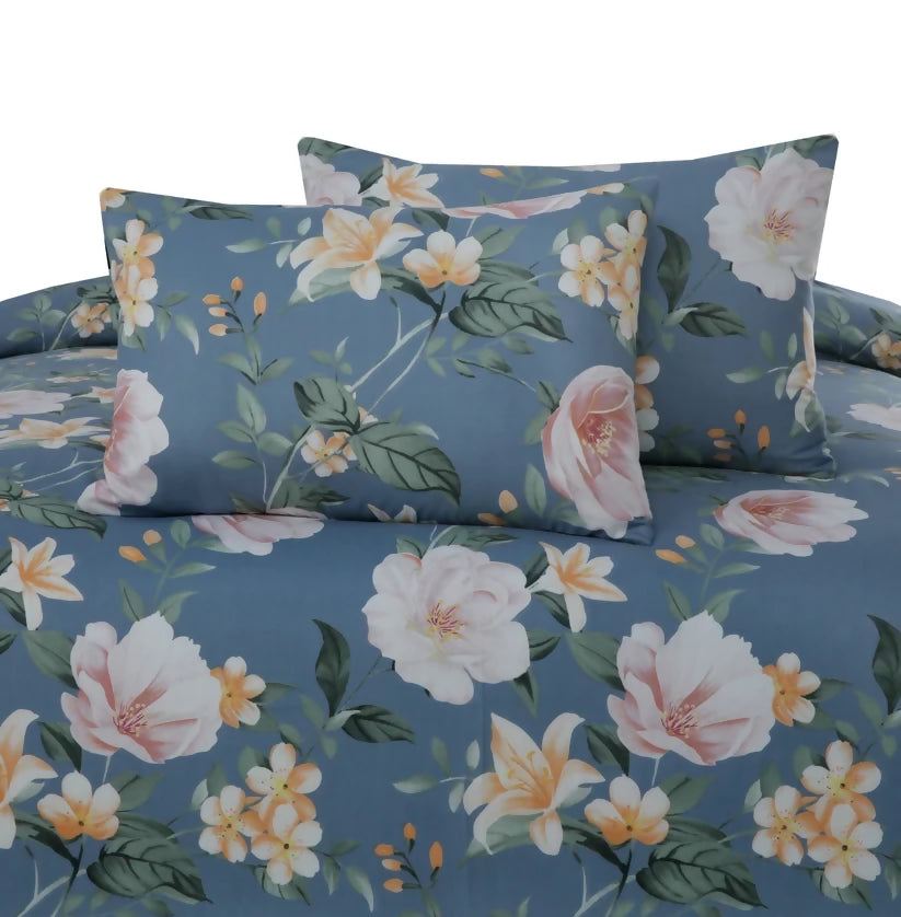 3-PCs-Double-Bed-Sheet-5379-Magnolia-Apricot-2856