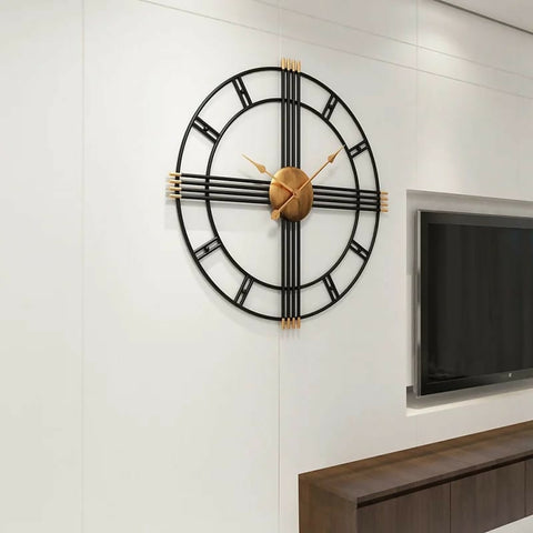 75CM Metal Wall Clock-Vintage