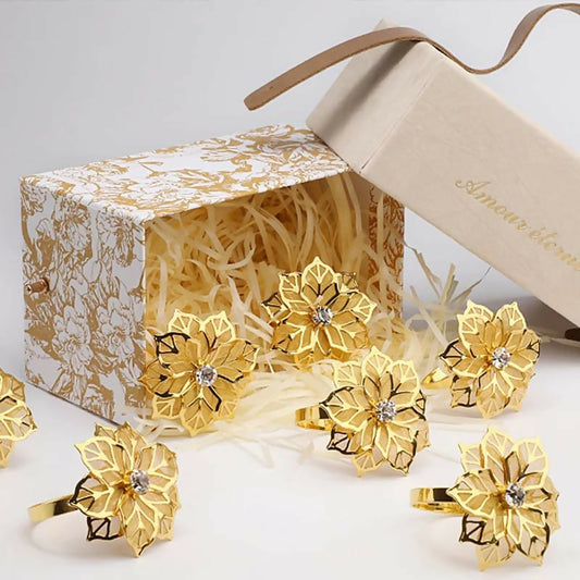 Napkin-Holder-Rings-Golden-Flower-Apricot-3857