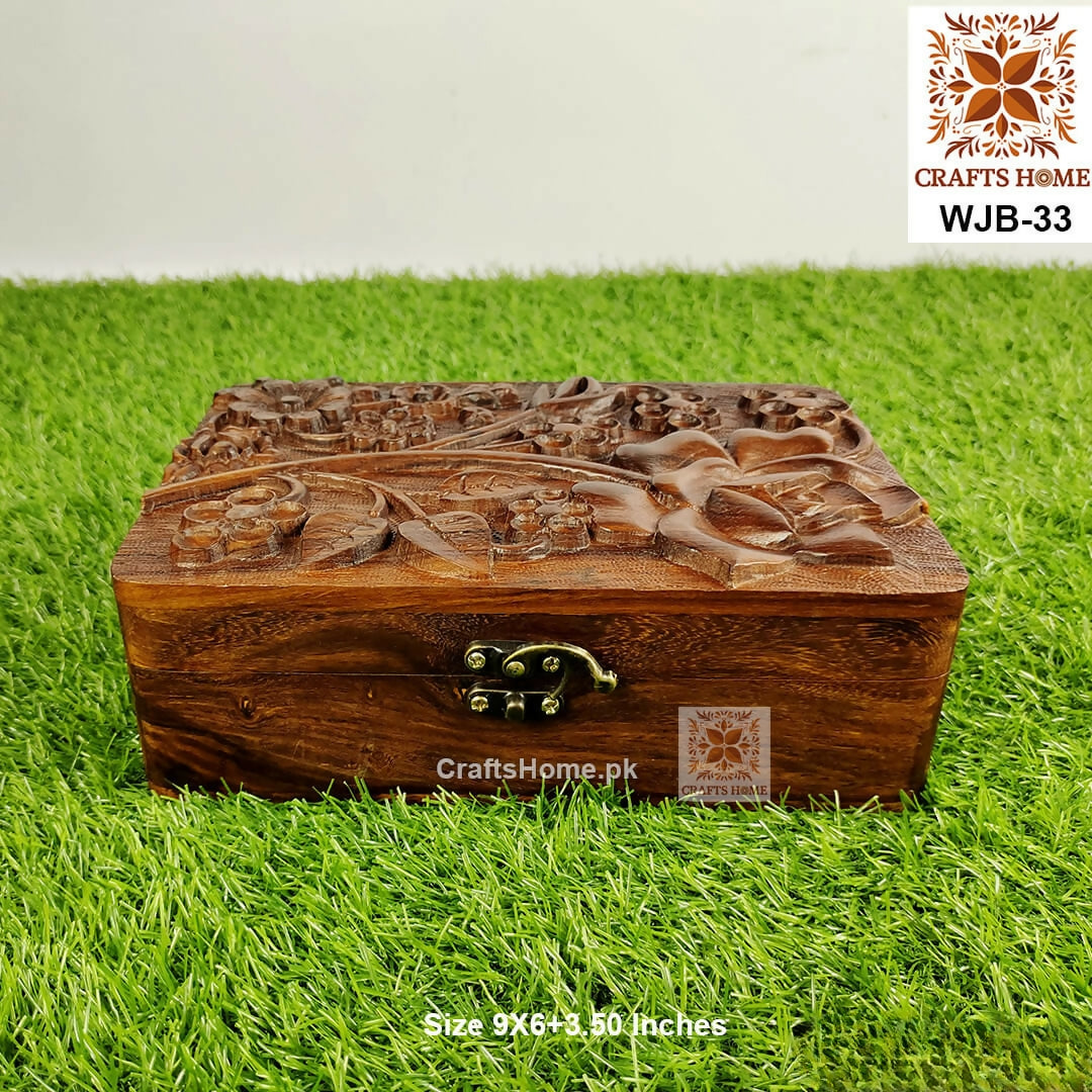 Jewelry Box VIP Flower Carving Art – Best Wedding Gift