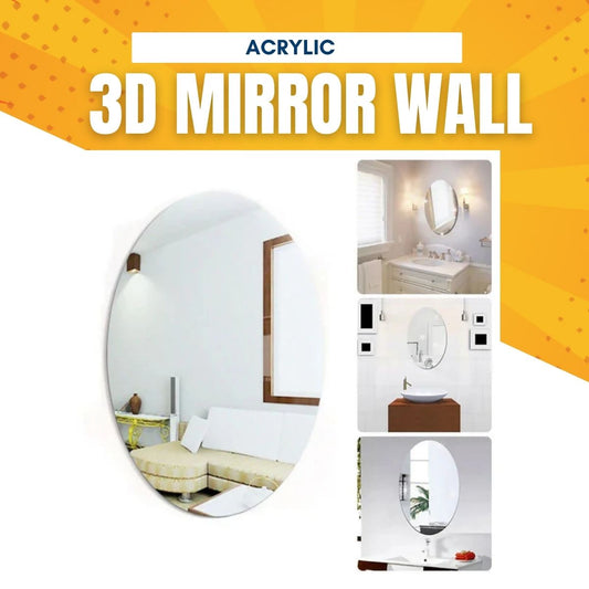 Acrylic 3D Mirror Wall | Acrylic Wall Decoration Pieces for Home