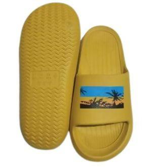 Soft Slippers for Women - Yellow Slippers - Comfortable Slippers - Flip Flop Slippers - ValueBox