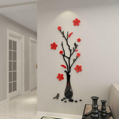 Lily Flower Vase Acrylic Wall Art - ValueBox