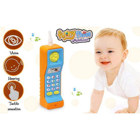 Musical Mobile Phone Toy Cellphone Telephone Educational Learning Toys with Lights and Sound Toys for Babies Kids Musical Toys