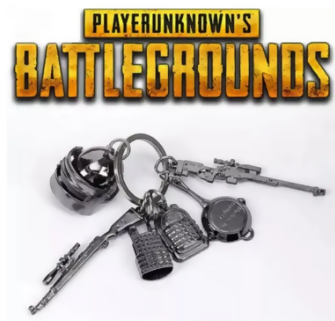 PUBG Key chain Pan/Helmet/Backpack/Armor/98k/AWM (Pack Of 6) PUBG Keychains - ValueBox