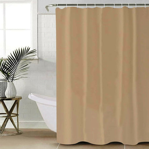 1-PC-Waterproof-Shower-Curtain-Light-Brown-Apricot-7174