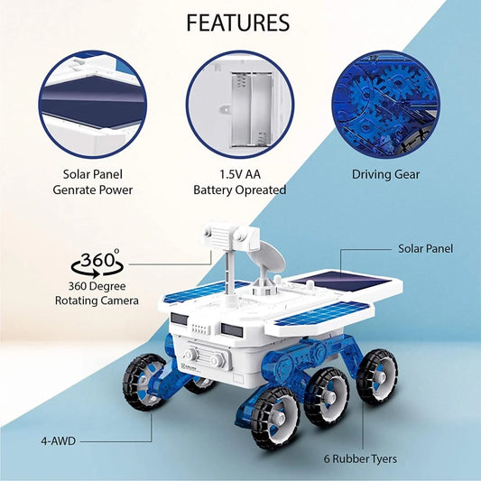 DIY Solar Mars Exploration Robot Car