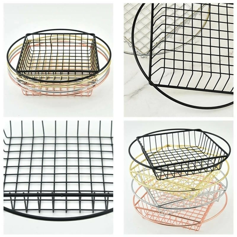 Stainless-Steel-Top-Square-Top-Round-Snack-5650Basket-Black-Apricot-2242