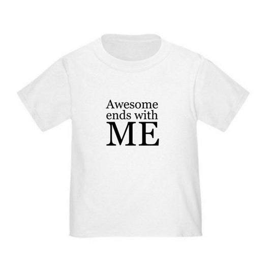 KHANANIS Awesome Ends with Me Light Toddler kids T-Shirt - ValueBox