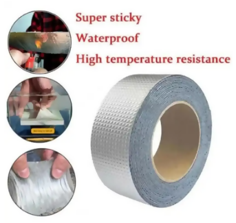 Super Strong Waterproof Butyl Aluminum Rubber Foil Tape Repair Adhesive Leak Proof Tape Seal for Surface Crack Pipe Rupture High Strength Double Side Adhesive Tissue Tape, Magic tape, Strong tape - ValueBox