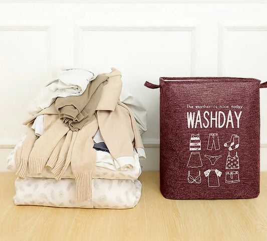 Eva-Collapsible-Laundry-Basket-Wash-Day-Maroon-Apricot-8282 (1)