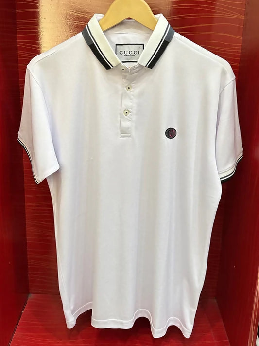 White Drifit Polo