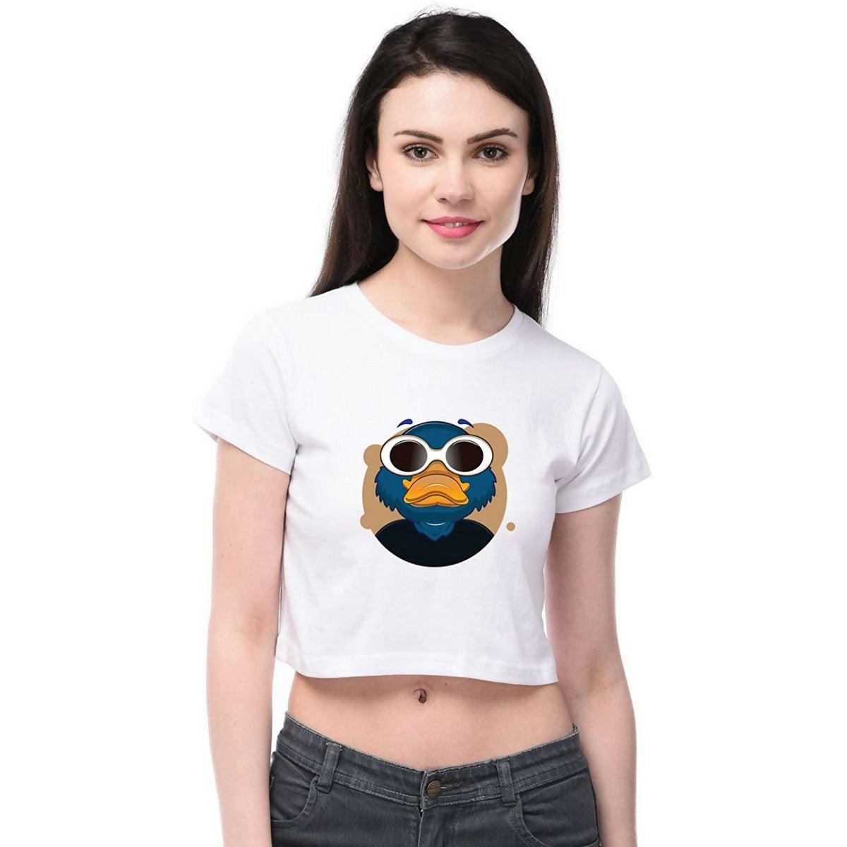 Khanani's Cute graphic printed crop top shirts for women - ValueBox