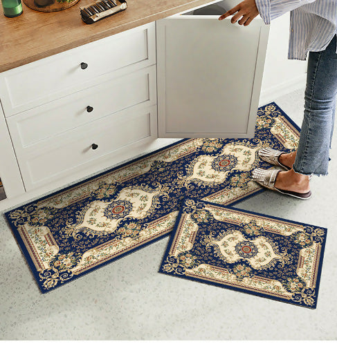 Premium-Padded-Anti-slip-Kitchen-Mat-Set-Turkish-Pattern-Apricot-7659