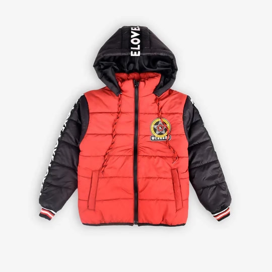 Long sleeve boys puffer jackets