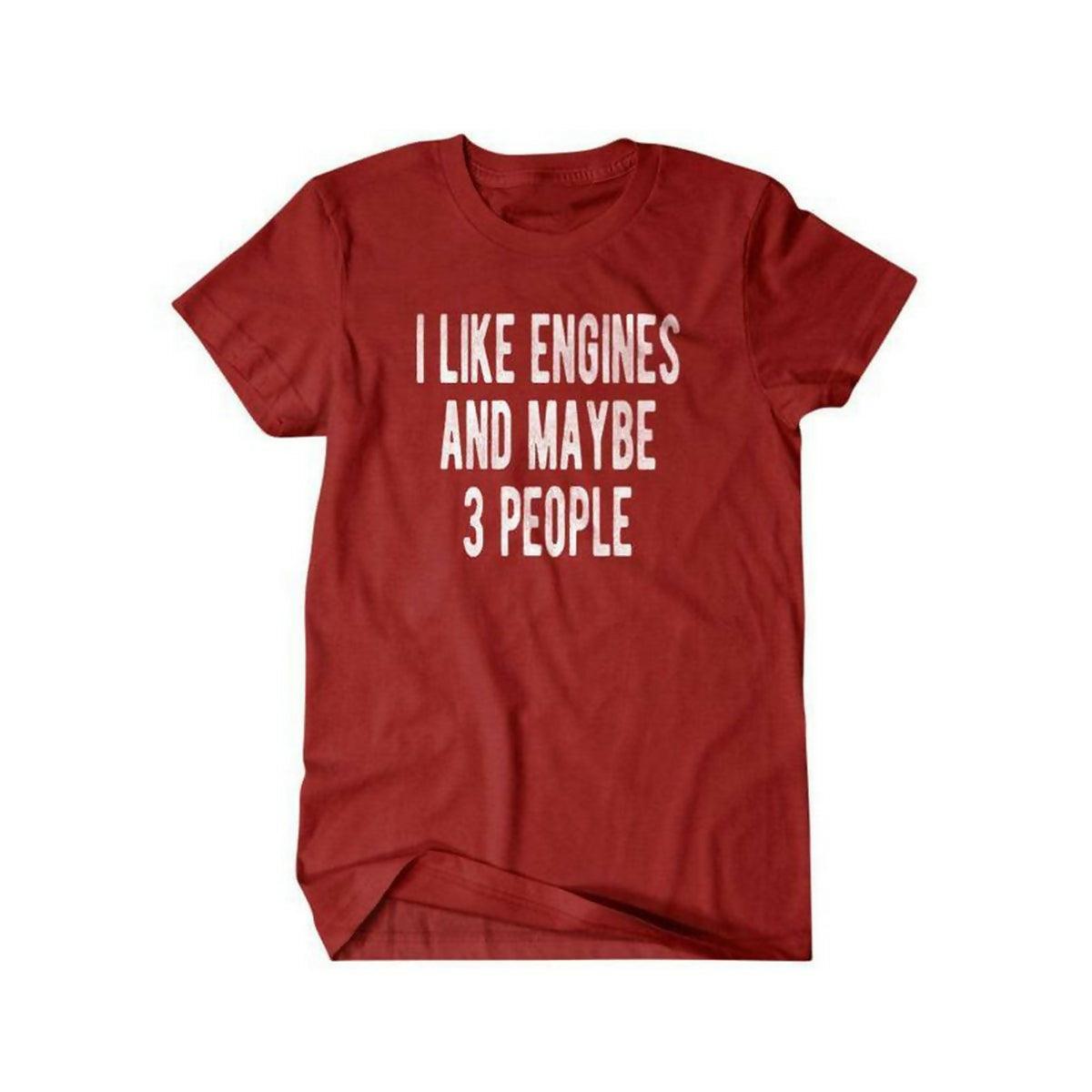 Khanani's Car shirt, Car guy gift, I like engines and maybe 3 people, Hilarious shirts for Hilarious people 315 - ValueBox