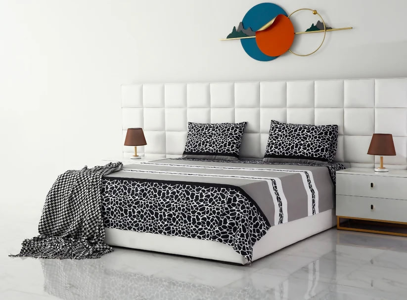 3-PCs-Double-Bed-Sheet-DB209-Apricot-6514