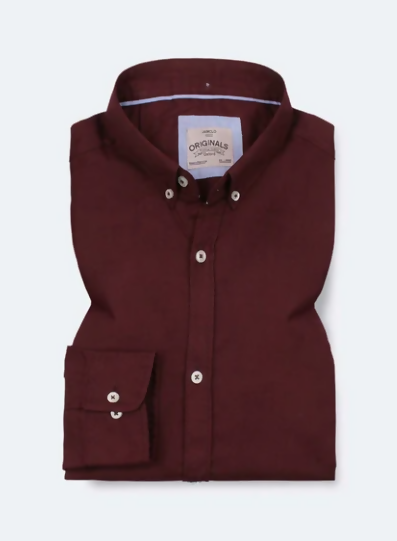 Marron Oxford Shirt