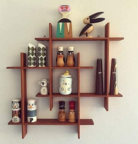 Wall Shelf Shelves for Living Room Wooden Wall Hanging Floating Design