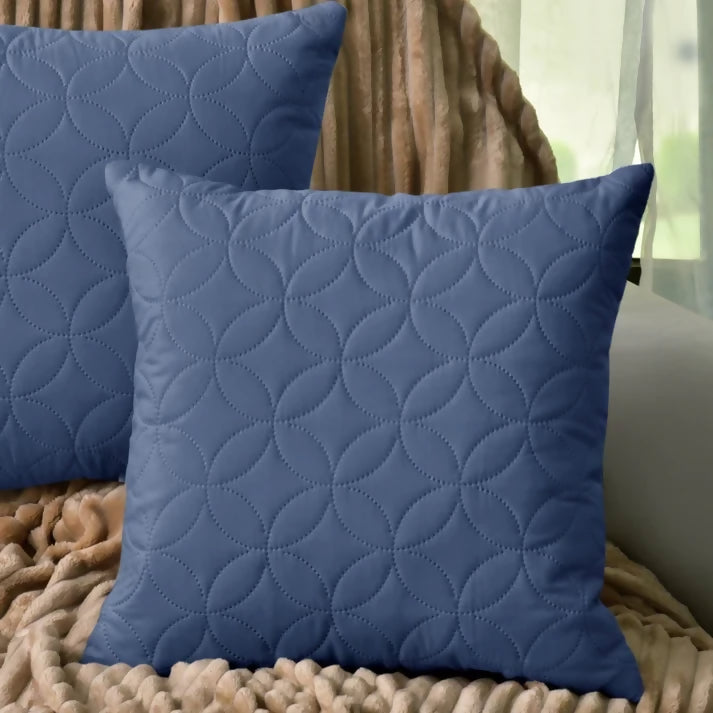 2-PCs-Quilted-Ultrasonic-Cushions-5041-Circles-Mid-Blue-Apricot-8270