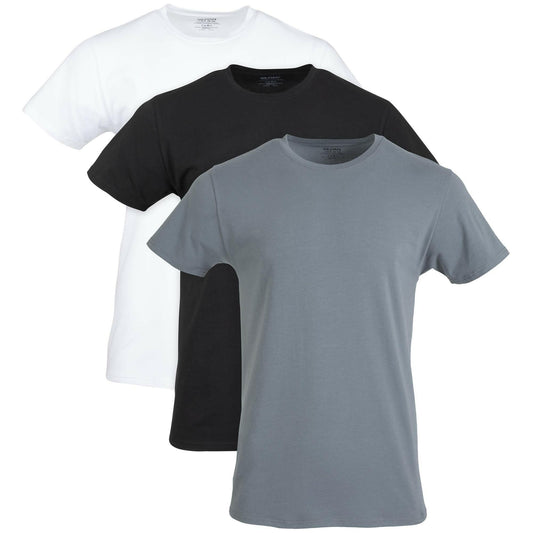 Khanani's T Shirt for Men Pack of 3 Multicolor Basic crew neck tshirts for men - ValueBox