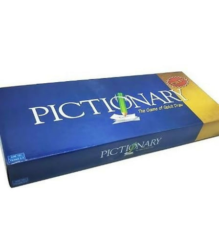 Pictionary-the Game of Quick Draw Blue Pictionary Board Game Laern and Fun