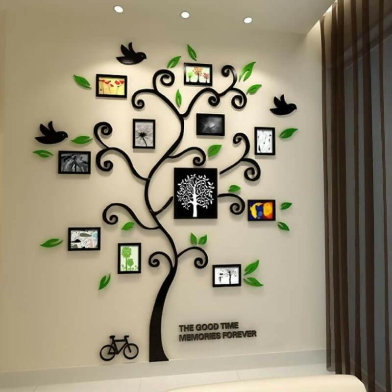 3D Creative Photo Frame Family Tree Wall Art (H-302) - ValueBox