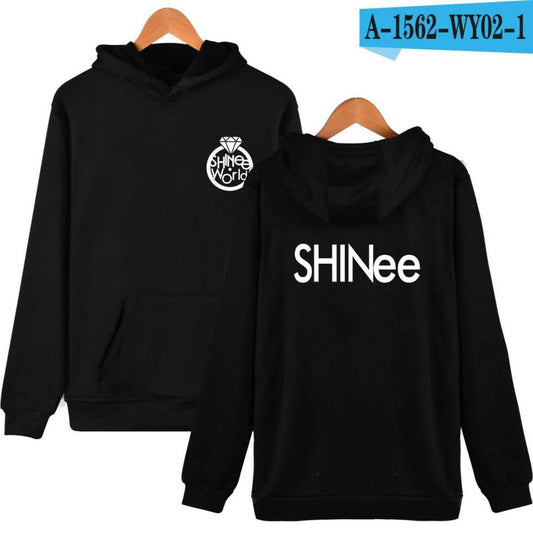 Khanani's Kpop shine pullover fleece hooded hoodies for men women - ValueBox