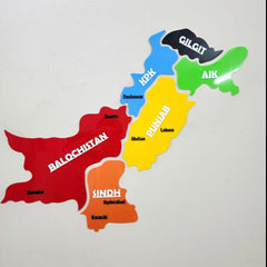 Colorful Pakistan Map - ValueBox