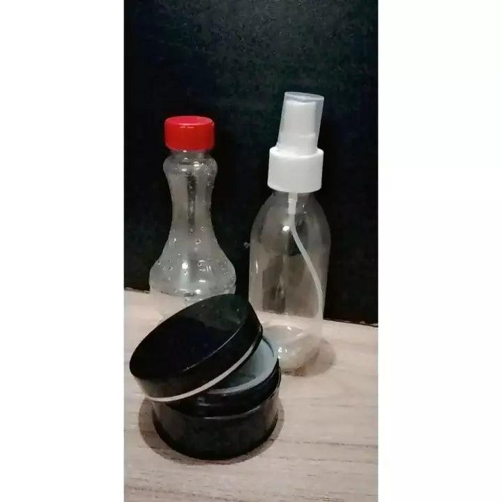 Spray Bottle Bottle and Container, 3pack Clear Empty Fine Mist Plastic Mini Travel Bottle Set, Small Refillable Liquid Containerspack of 3 Empty Jar/bottle 150ml/mist Spray 150 for Multiple Use - ValueBox