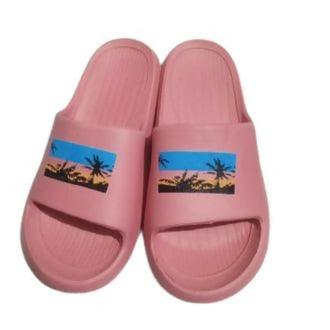 Ladies Slippers for Ladies - Pink Anti Slip Slipper - Emoji Slipper