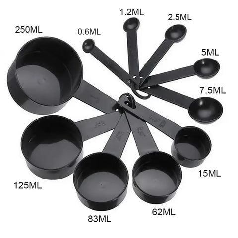 Pack of 10 Measuring Cups and Measuring Spoons - ValueBox