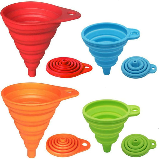 Silicone Funnel Kitchen Collapsible for Liquid Food Grade