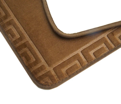 3-PCs-Anti-Skid-Commode-Mat-Set-Brown-Versace-Apricot-3423