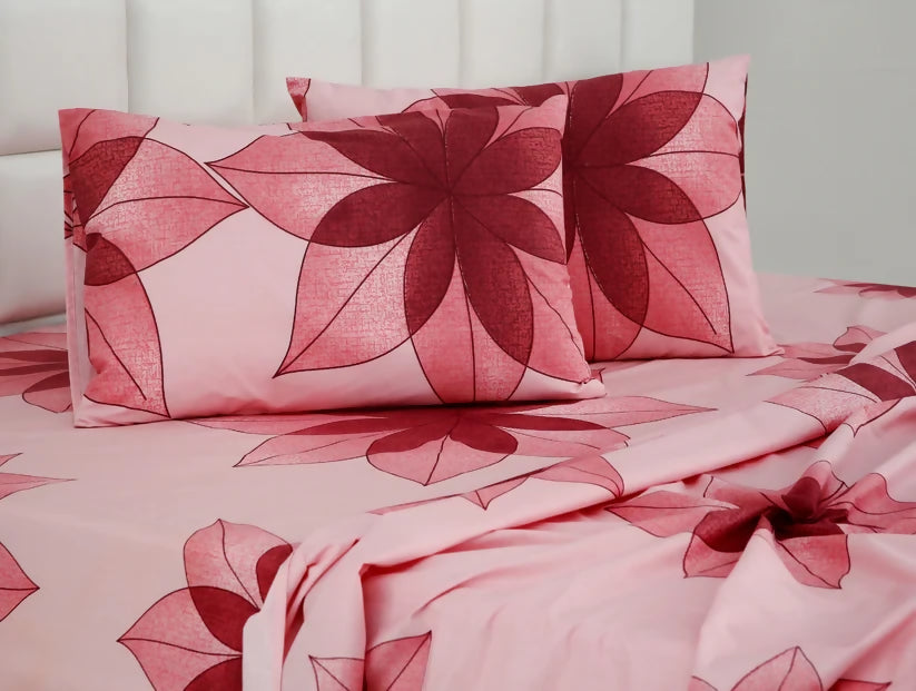 3-PCs-Double-Bed-Sheet-DB205-Apricot-5731