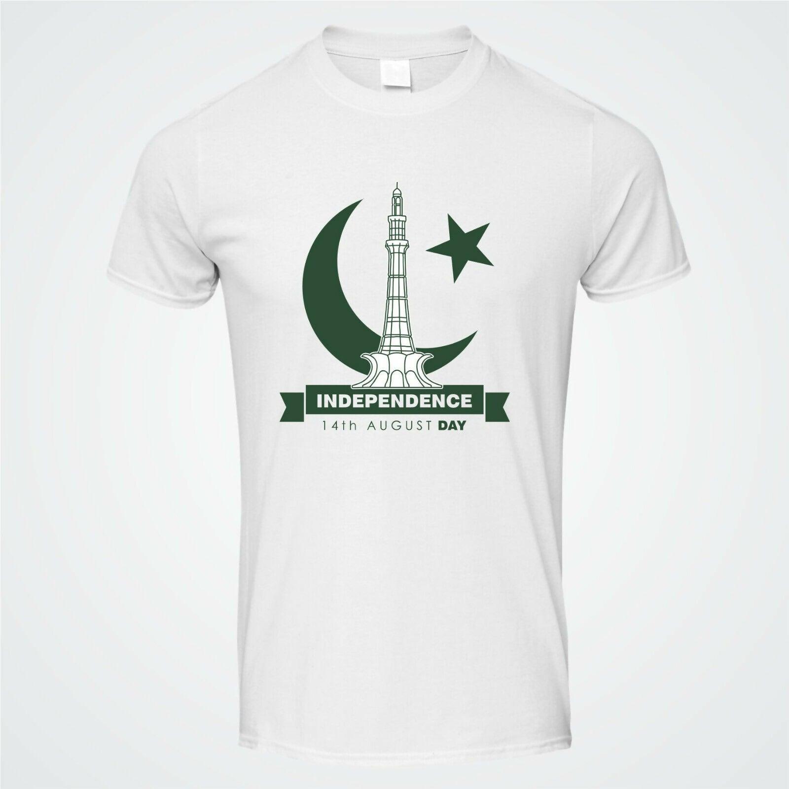 Khanani's White cotton tshirt Independence day tees for men - ValueBox