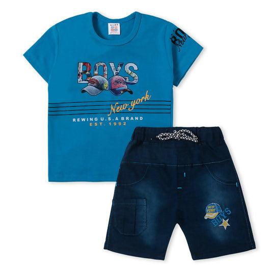 important BOY blue 2PCS SUIT - ValueBox