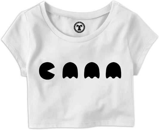 Khanani's Cartoon Printed Women's Cotton Crop Tops for girls - ValueBox