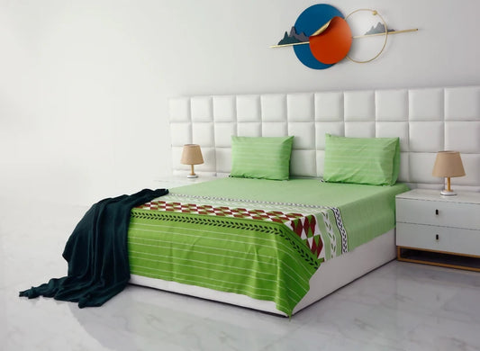 3-PCs-Double-Bed-Sheet-DB204-Apricot-2645