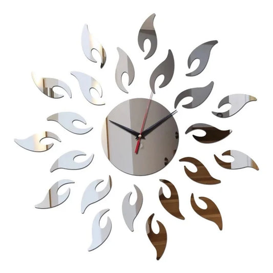 Sun Flower Premium DIY Mirror Acrylic Wall Clock