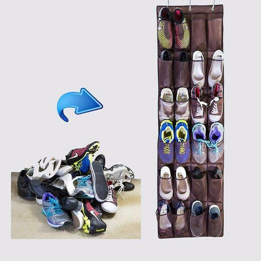 24 Pocket Shoe Hanging Organizer