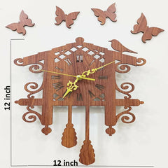 AKW latest wall clock design Wall Clock 3D Wooden Watch DIY Design Decoration Quartz Numeric For Home Decor Living Room And Offices And For Gifts - ValueBox