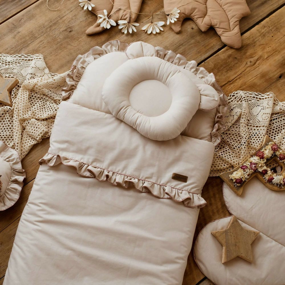 Cotton Baby Sleeping Bag-beige