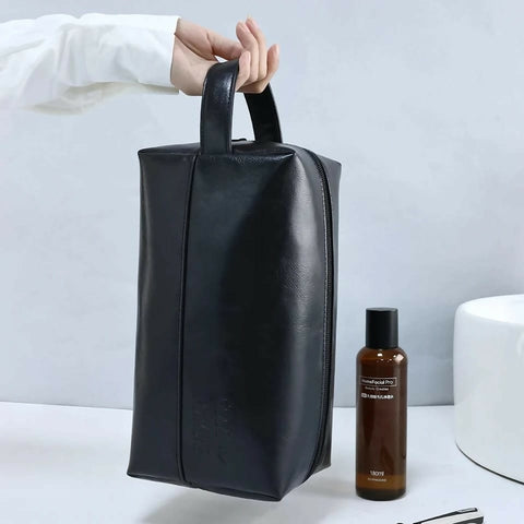 Vintage-Luxury-Men-Toiletry-Bag-Travel-Kit-Black-Apricot-8147