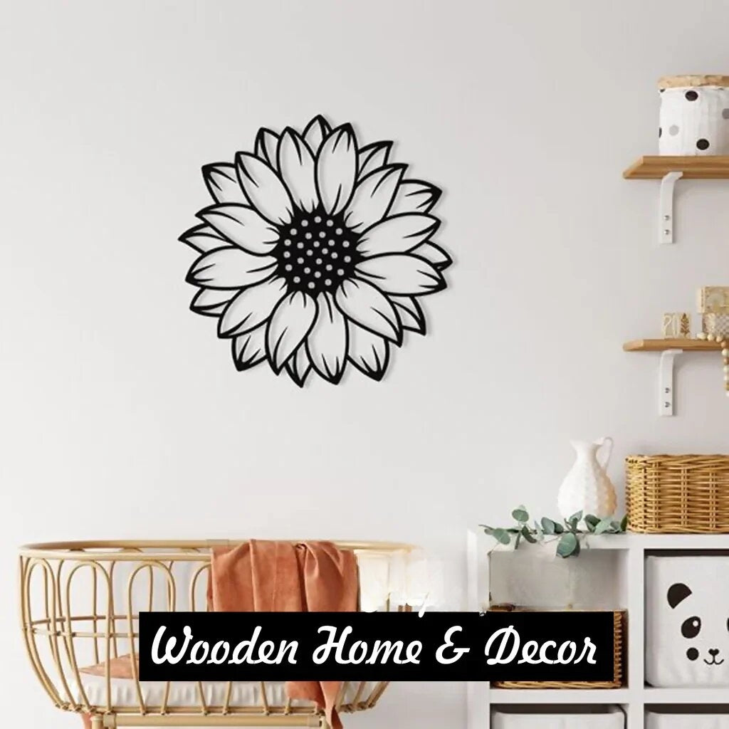 Sunflower Wooden Wall Art