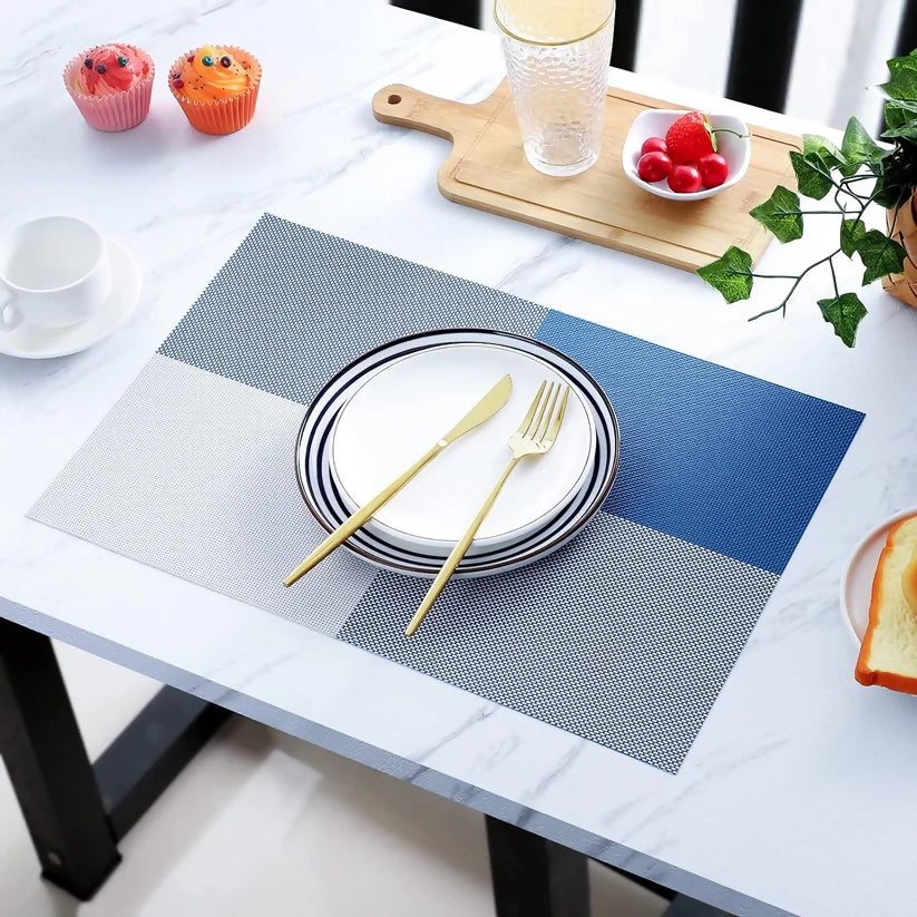 PVC-Table-Place-Mats-Blue-Check-Apricot-1874