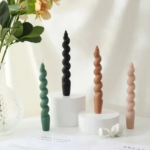 Pack of 3 Spiral candles which are most demanding and make your ambiance very beautiful